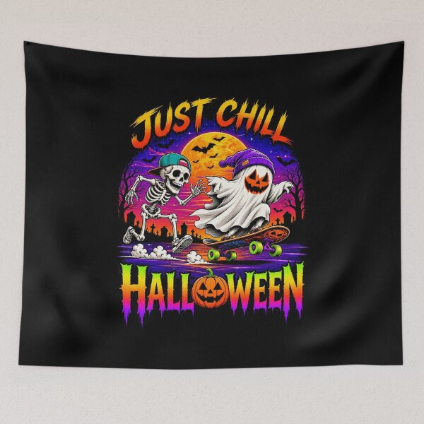 Item preview, Just Chill Halloween designed and sold by ArunikaVelora.