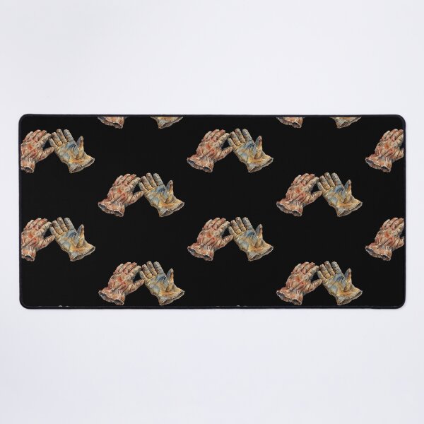 Item preview, Vintage Leather Work Gloves Watercolor Art Print designed and sold by bvdesignart.