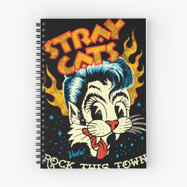 Item preview, Stray Cats Rock This Town -  Feline Rocker In Style Black designed and sold by EfrenEscobar.