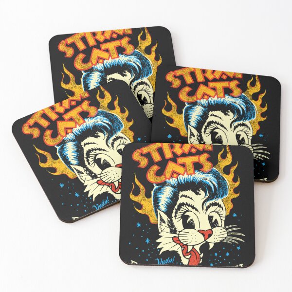 Item preview, Stray Cats Rock This Town -  Feline Rocker In Style Black designed and sold by EfrenEscobar.