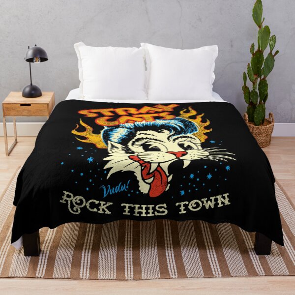 Item preview, Stray Cats Rock This Town -  Feline Rocker In Style Black designed and sold by EfrenEscobar.