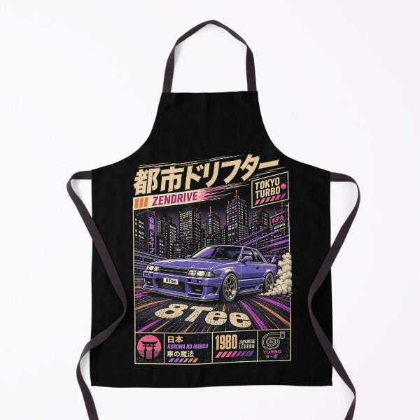 Item preview, Tokyo Turbo Japanese JDM Drift Car Retro Street Racing Art designed and sold by ElizBurkes.