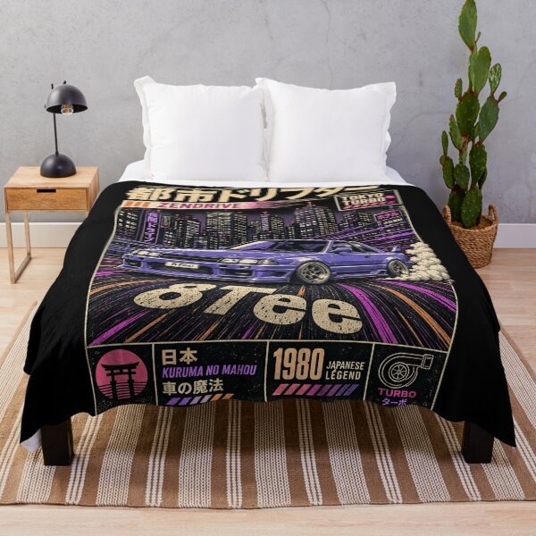 Item preview, Tokyo Turbo Japanese JDM Drift Car Retro Street Racing Art designed and sold by ElizBurkes.