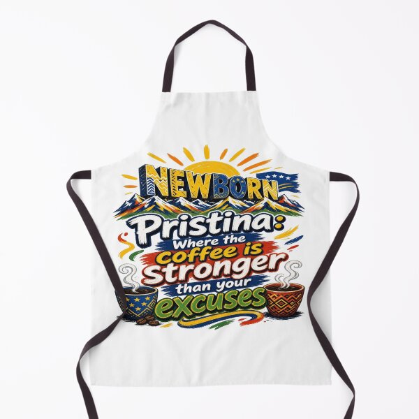 Item preview, Pristina Coffee Stronger Than Your Excuses - Kosovo NEWBORN T-Shirt designed and sold by Sushikidsntoddlers.