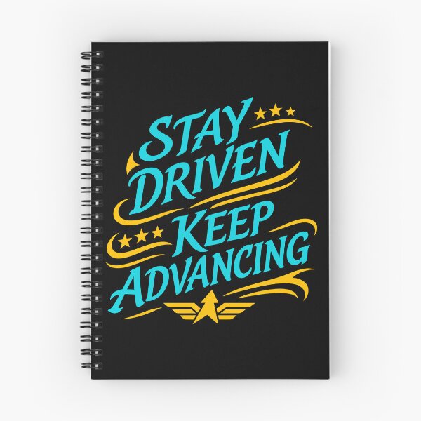Item preview, Stay Driven Keep Advancing Motivational Success Typography T-Shirt designed and sold by rejowan-arts.