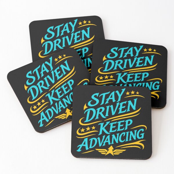 Item preview, Stay Driven Keep Advancing Motivational Success Typography T-Shirt designed and sold by rejowan-arts.