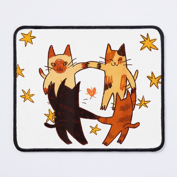Item preview, Retro Vintage 90s Cottagecore Cats Dancing Kitten Lovers designed and sold by DuduMissing.
