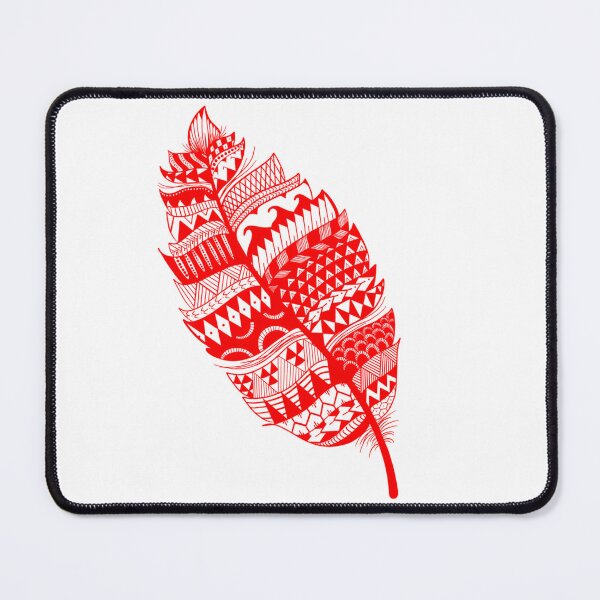 Item preview, Tribal Feather (Red) By The Tribal Korner designed and sold by rockwell-chiek.