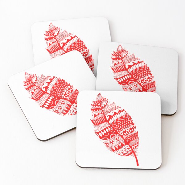 Item preview, Tribal Feather (Red) By The Tribal Korner designed and sold by rockwell-chiek.