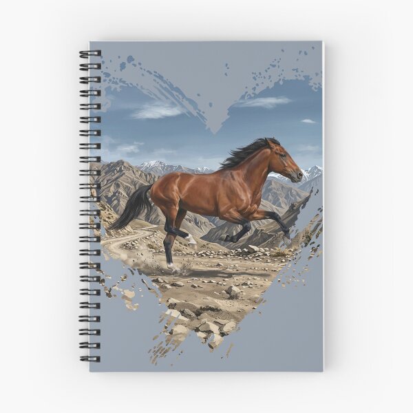 Item preview, The Afghan Horse, a landscape and a heart designed and sold by Cheval-de-coeur.