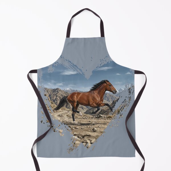 Item preview, The Afghan Horse, a landscape and a heart designed and sold by Cheval-de-coeur.