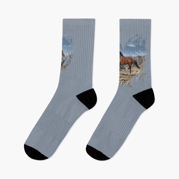 Item preview, The Afghan Horse, a landscape and a heart designed and sold by Cheval-de-coeur.