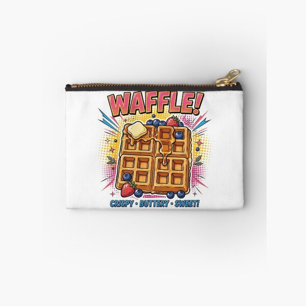 Item preview, Waffle - Pop Art Comic Style Crispy Buttery Sweet Breakfast Foodie designed and sold by Xeneros.