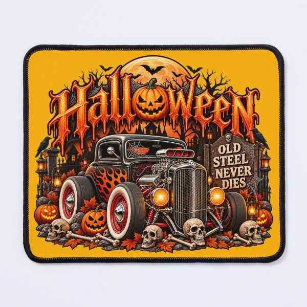 Item preview, Halloween Hot Rod Never Dies designed and sold by Retro Arabica.