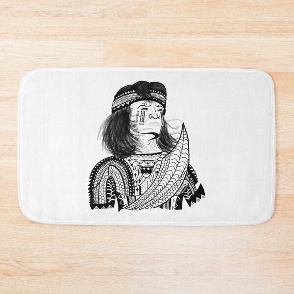 Item preview, Tribal Warrior Depiction (Black) By Tribal Korner designed and sold by rockwell-chiek.