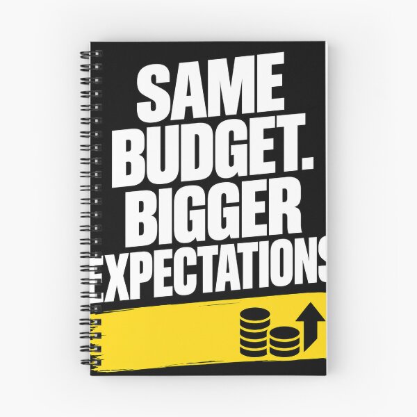 Item preview, Same Budget Bigger Expectations – Funny Office Work Design designed and sold by KeeganDykes.