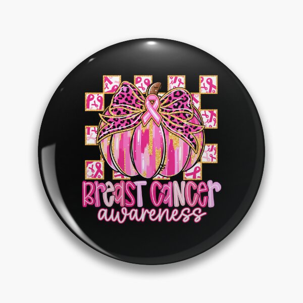 Item preview, Coquette Breast Cancer Pumpkin designed and sold by Cozysmatsh.