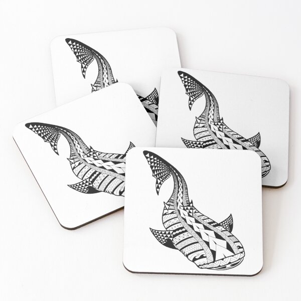 Item preview, Tribal Whale Shark (Black) By Tribal Korner designed and sold by rockwell-chiek.