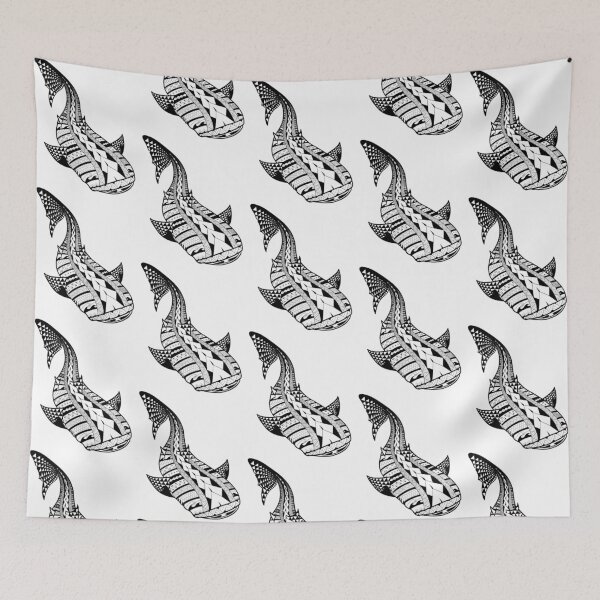 Item preview, Tribal Whale Shark (Black) By Tribal Korner designed and sold by rockwell-chiek.