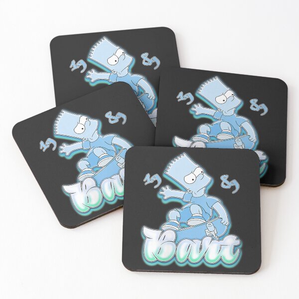 Item preview, Women's The Simps0nsss 1989 Bart Blue Skateboard V-Neck designed and sold by lagroondong.