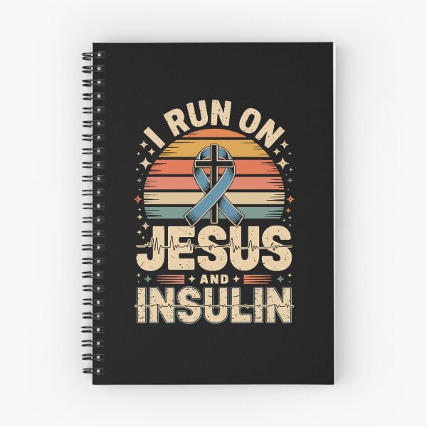 Item preview, I RUN ON JESUS AND INSULIN designed and sold by jkrphoto.