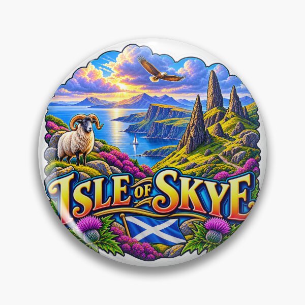 Item preview, Isle of Skye – Old Man of Storr & Scottish Island Travel Art designed and sold by ChicClicker.