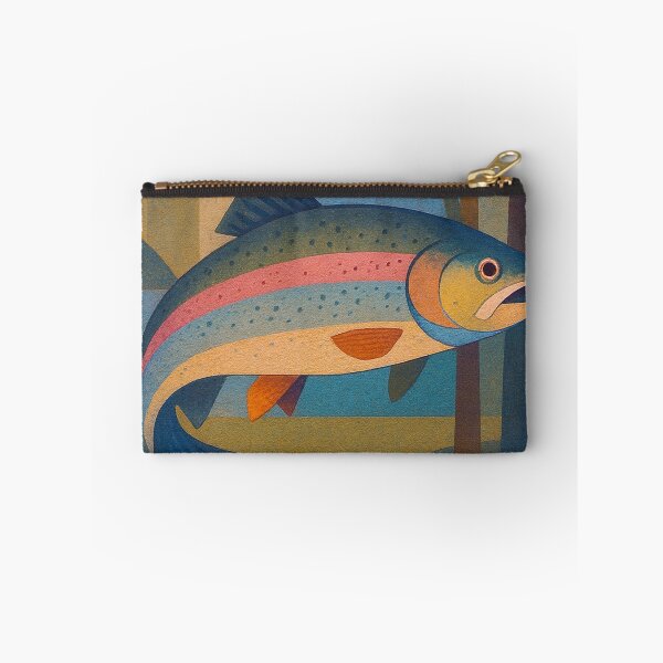 Item preview, Rainbow Trout illustration – Colourful Freshwater Fish Art designed and sold by GalleryKauffeld.