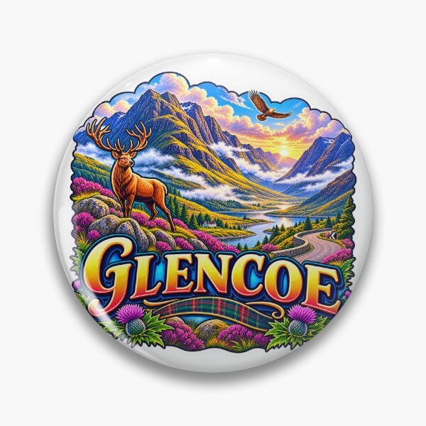 Item preview, Glencoe Scotland – Dramatic Highlands Valley & Scenic Road designed and sold by ChicClicker.