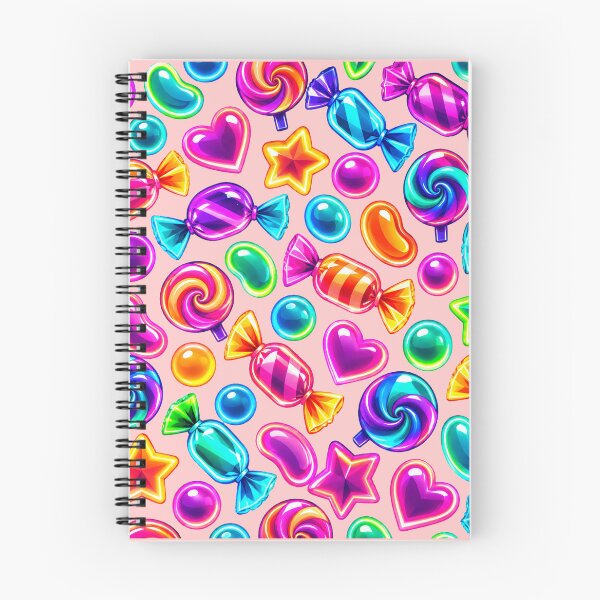Item preview, Cyber Y2K Neon Candy Pattern – Lavender Pastel Aesthetic Print designed and sold by littleblued.