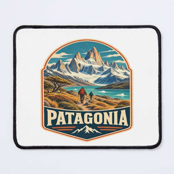 Item preview, Patagonia Adventure Shirt – Vintage Travel Hiking Mountains South America Design designed and sold by Globalcitytees.