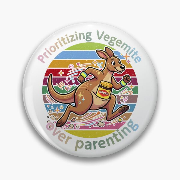 Item preview, Prioritizing Vegemite Over Parenting Funny Kangaroo Australian Humor designed and sold by LOVEARTDESIGN.