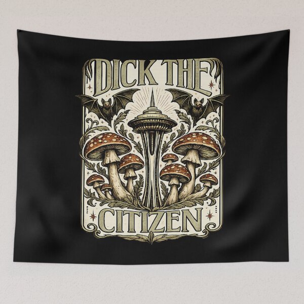 Item preview, Dick The Citizen  Mushroom Tower Art Nouveau  designed and sold by TanguyLanteigne.