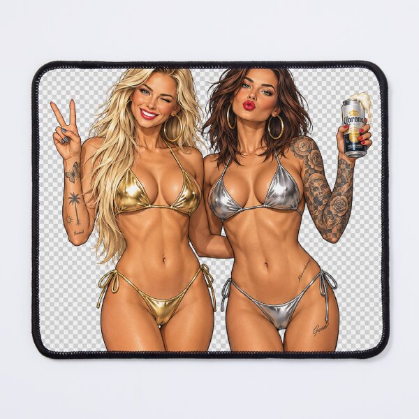 Item preview, Blonde and Brunette Babes designed and sold by Bubbagogos.