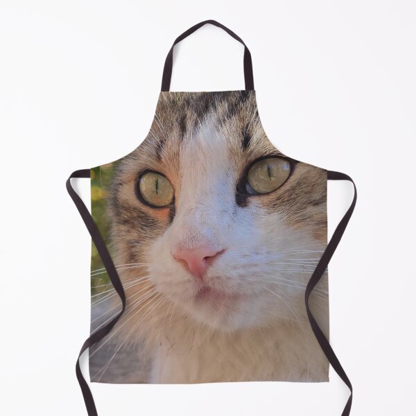 Item preview, Wide-Eyed Cat – Curious Feline Portrait designed and sold by MB-CatPrints.
