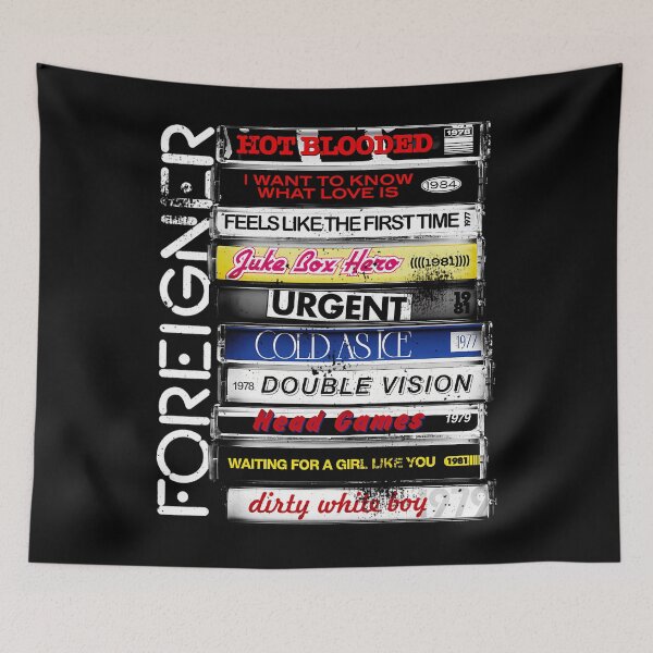 Item preview, Foreigner Hit Songs 80S Rock Band designed and sold by TanguyLanteigne.
