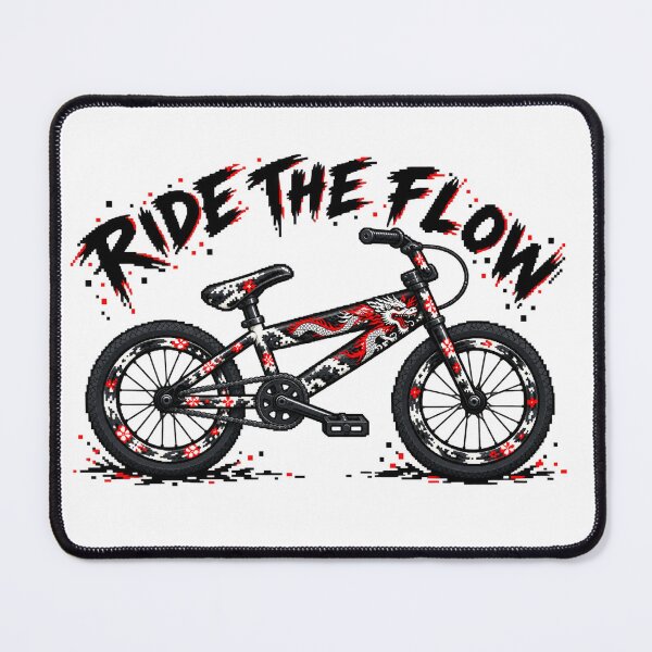 Item preview, Japanese Dragon Pixel BMX – Ride the Flow designed and sold by KASUMINK.