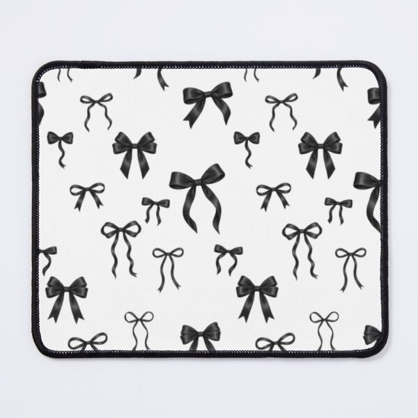 Item preview, Black Bow Coquette Seamless Pattern designed and sold by ThePrintArt.