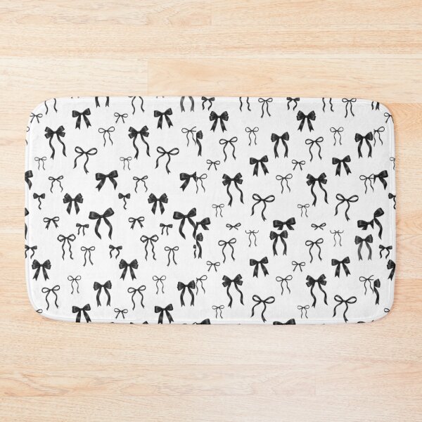 Item preview, Black Bow Coquette Seamless Pattern designed and sold by ThePrintArt.
