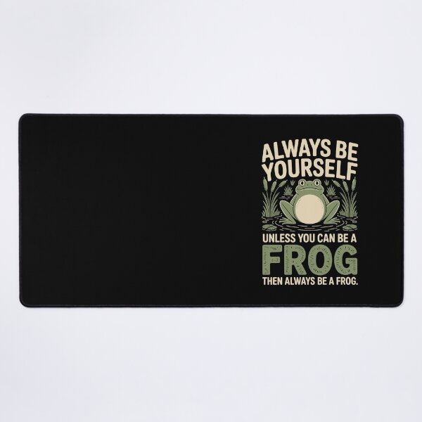 Item preview, ALWAYS BE YOURSELF UNLESS YOU CAN BE A frog designed and sold by jkrphoto.