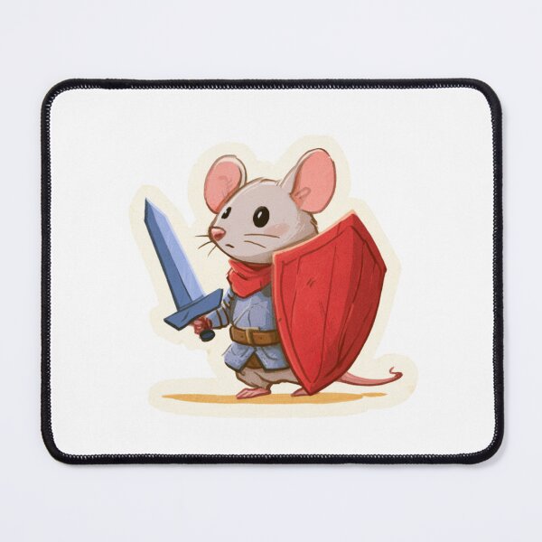Item preview, Brave Mouse Knight Warrior RPG Adventure designed and sold by NicolasGlowArt.