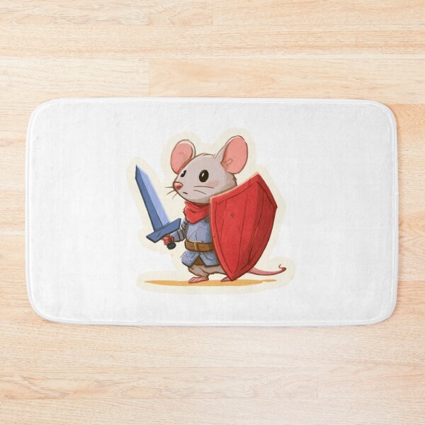 Item preview, Brave Mouse Knight Warrior RPG Adventure designed and sold by NicolasGlowArt.