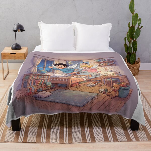 Artikelvorschau, Brother And Sister Flying With Wings entworfen und verkauft von Home Decor Art.