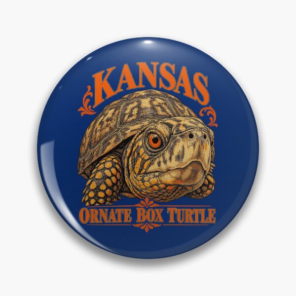 Item preview, KS Regional The Ornate-Box-Turtle Testudine designed and sold by taiche.