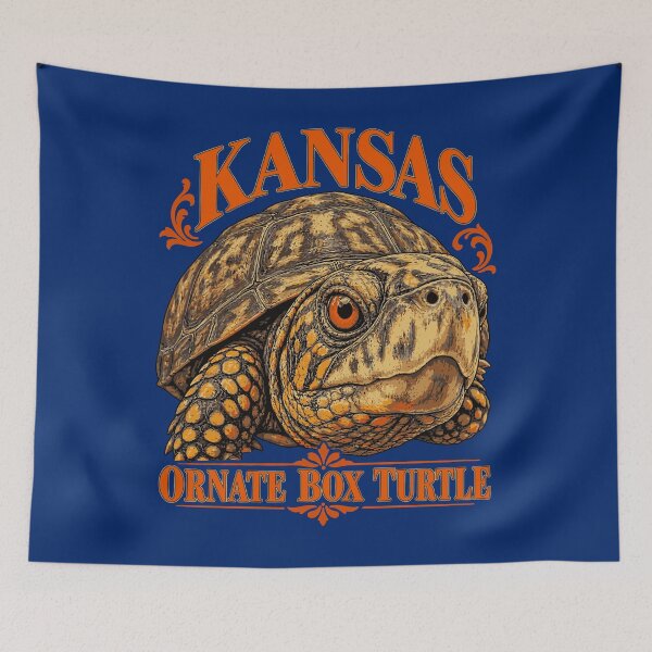 Item preview, KS Regional The Ornate-Box-Turtle Testudine designed and sold by taiche.