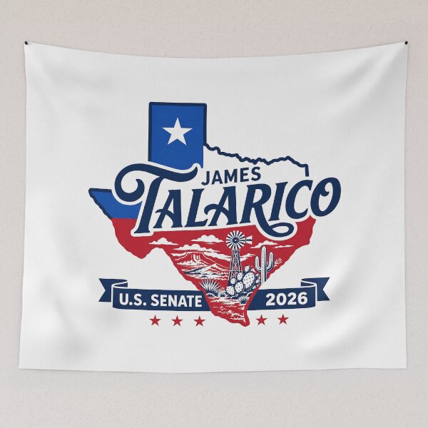 Item preview, Talarico For U.S. Senate 2026 Landscape Graphic designed and sold by GarthArmstr.