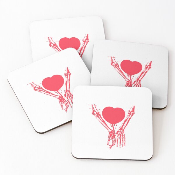 Item preview, Skeleton hands, red heart, love, Gothic, Romantic designed and sold by vibeno1.