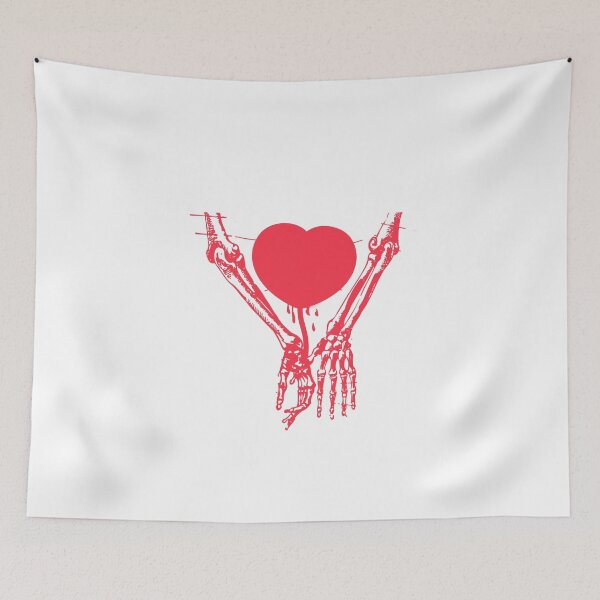 Item preview, Skeleton hands, red heart, love, Gothic, Romantic designed and sold by vibeno1.