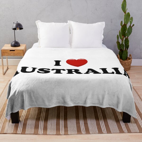 Item preview, I Love Australia / I Heart Australia (Black text with red heart) designed and sold by STUDIO-72.
