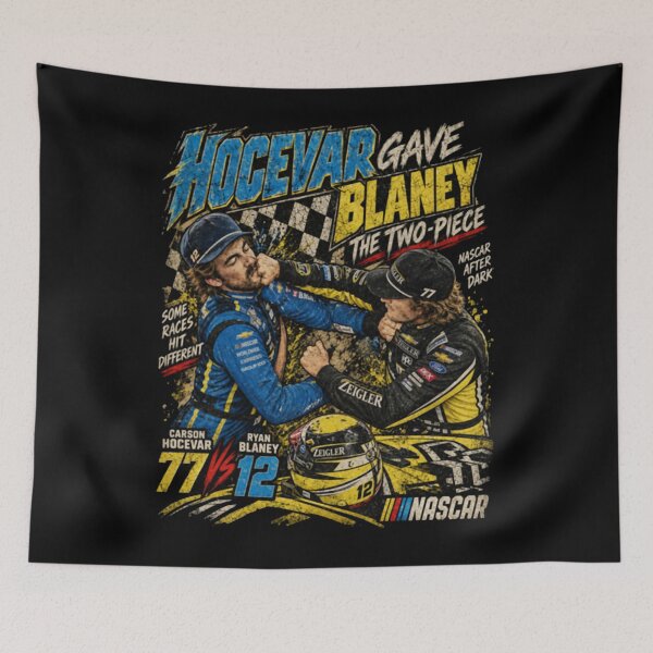 Item preview, Ryan Blaney versus Carson Hocevar, Carson Hocevar Ryan Blaney Fight Swea, Racing Graphic designed and sold by orvnealar.