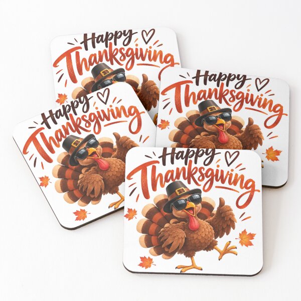 Item preview, Funny Dancing Turkey Happy Thanksgiving designed and sold by Moonya26.